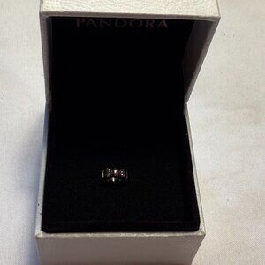Authentic Pandora Cute Bow Spacer Charm 790303 Sterling Silver 925